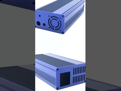 50 * 40 * 60mm فعالة من حيث التكلفة المنسوجة الأسود والرمادي المعدنية الألومنيوم المنزلية لصندوق المشروع