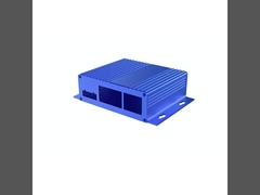 118*41*150 مم هيكل مبرد من الألومنيوم مقسم لجهاز الشبكة