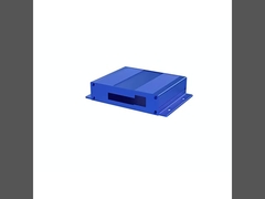 الجسم المنقسم الحجرة الألومنيوم المضغوطة السوداء مع الجدار المرفق 107 * 27 * 120mm