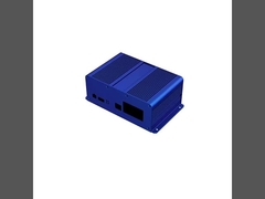 علبة تبديد حرارة من الألومنيوم مخصصة مع شفة لوحدة تحكم إلكترونية صناعية