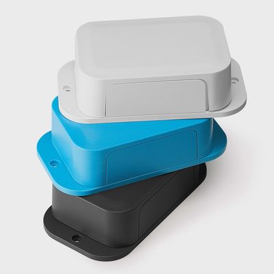 Black Wall Mount IoT Small Plastic Case 100*67*35mm For Network Enclosure