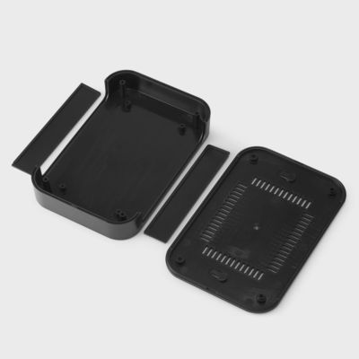 White 150*100*28mm Sleek ABS Plastic Vented Router Enclosure Modem Router Housing